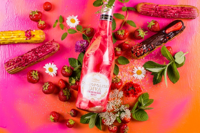 cosmopolitan diva strawberry mint